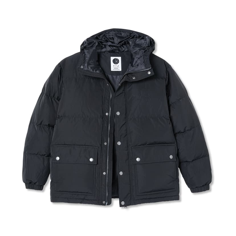 Polar Skate Co. Hood Puffer Jacket - black
