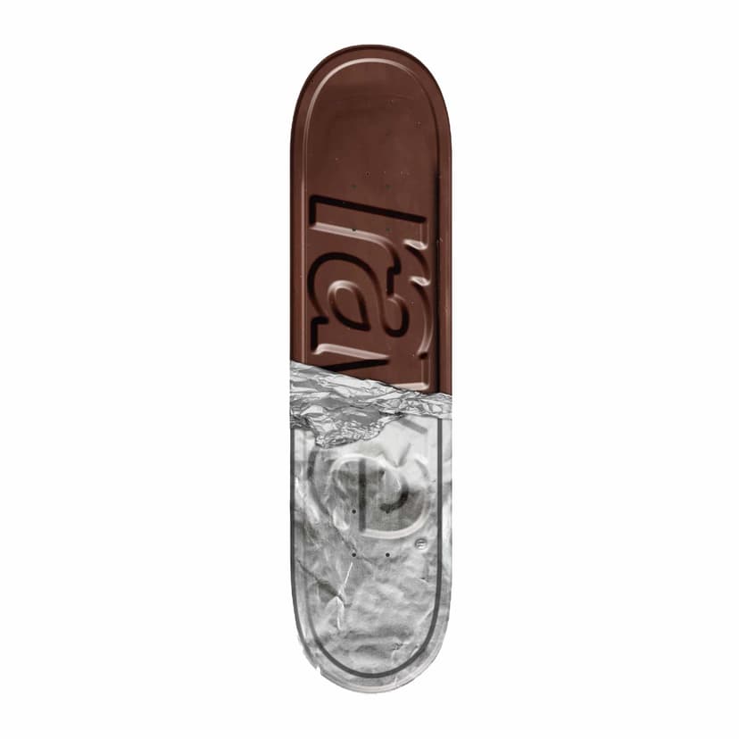 Rave Skateboards Chocolate Silver Finish 8.25"