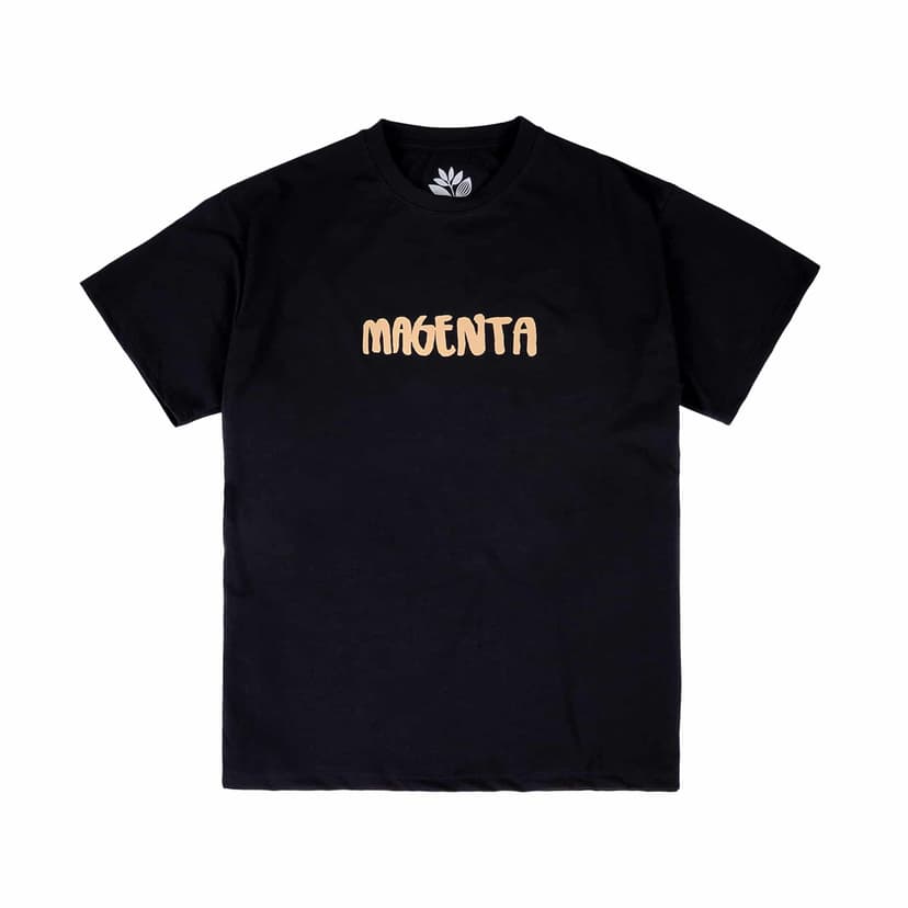 Magenta Skateboards OG Brush Tee - black