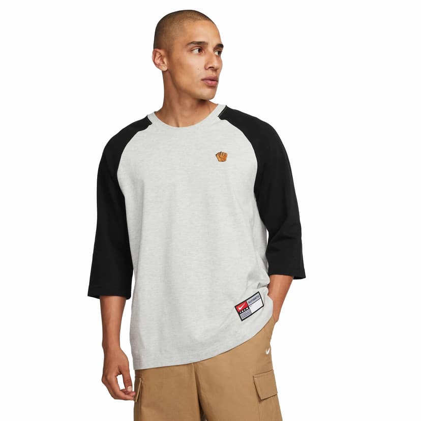 Nike SB BSBL RGLN Tee SF - grey heather / black