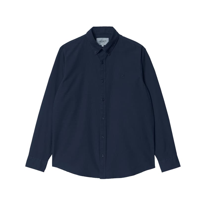 Carhartt WIP LS Bolton Shirt - atom blue
