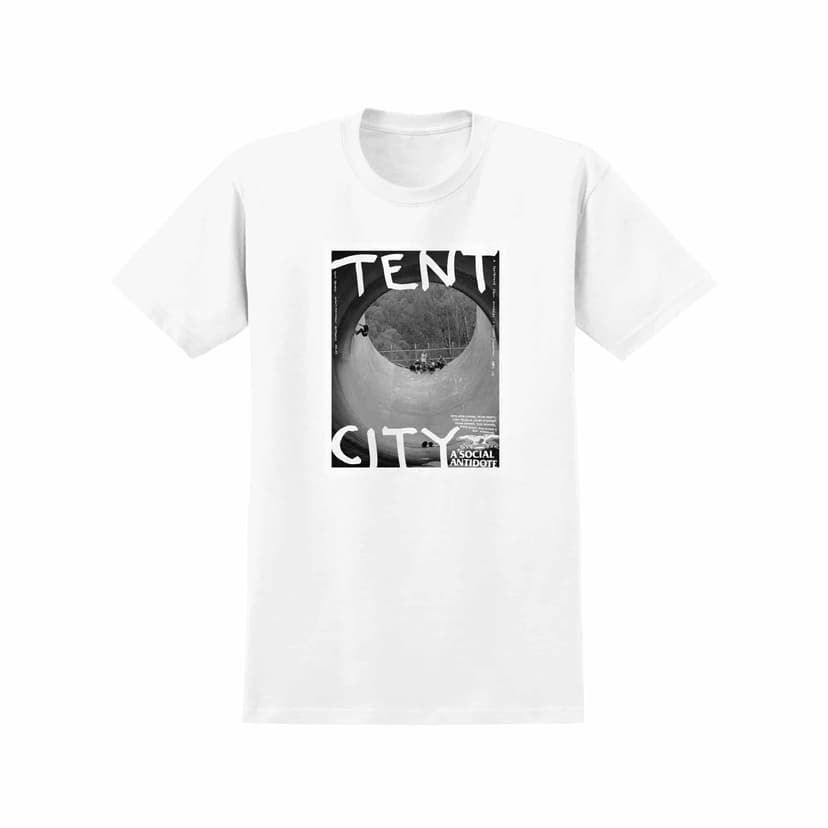Anti Hero Tent City Tee - white