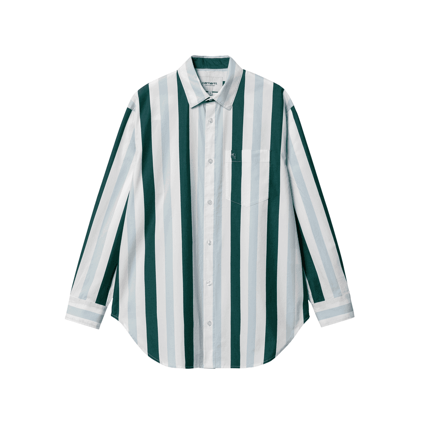 Carhartt WIP W' Elcano Shirt LS - icarus/ botanic