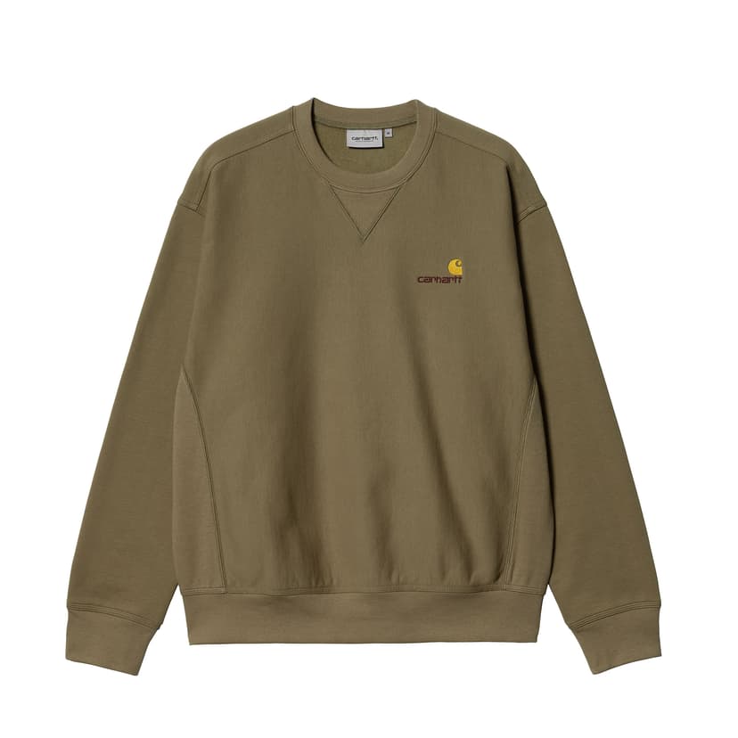 Carhartt WIP American Script Sweat - larch