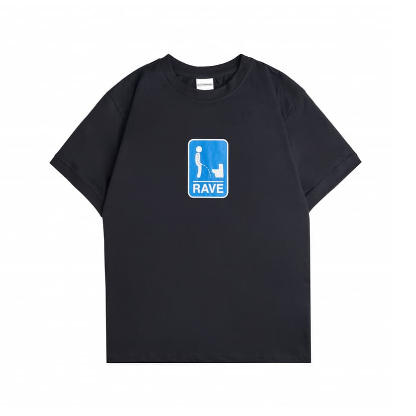 Rave Skateboards No Leak Tee - black