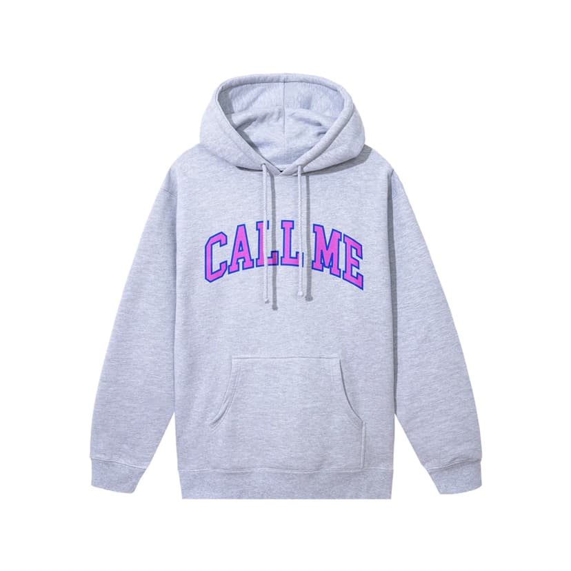 Call Me 917 Hoodie - heather grey