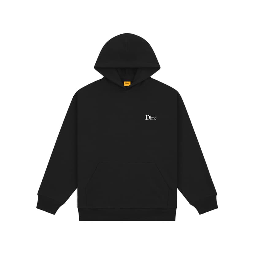Dime Classic Small Logo Hoodie - black