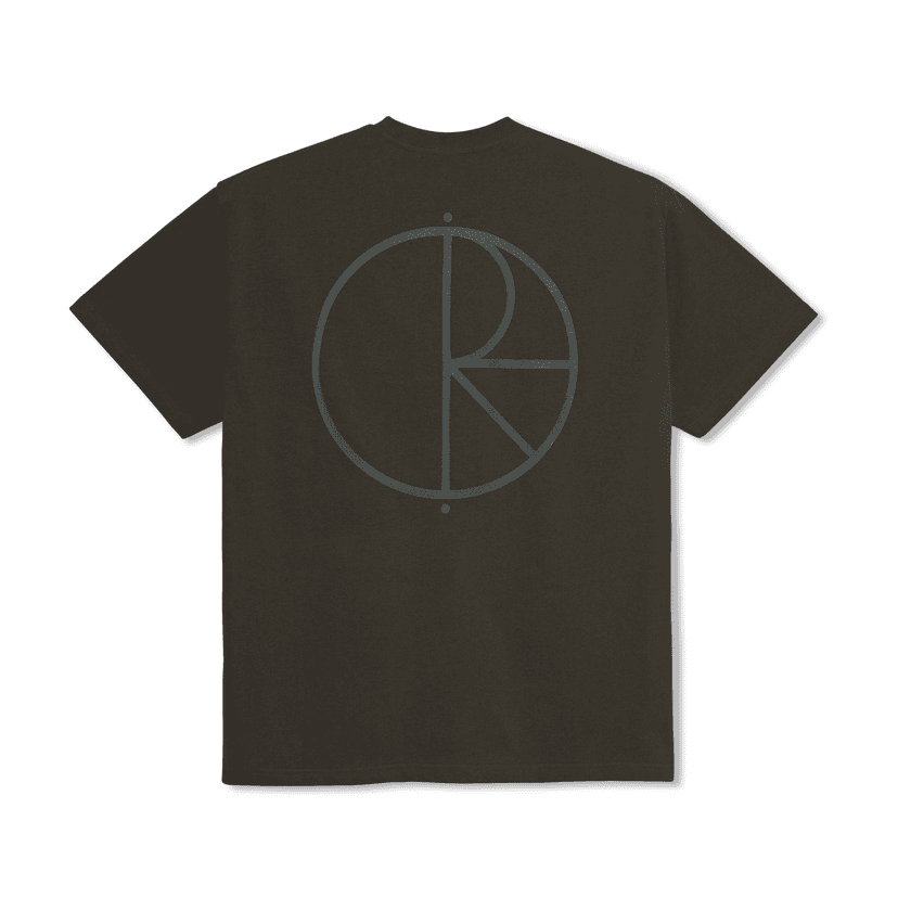 Polar Skate Co. Stroke Logo Tee - dirty black