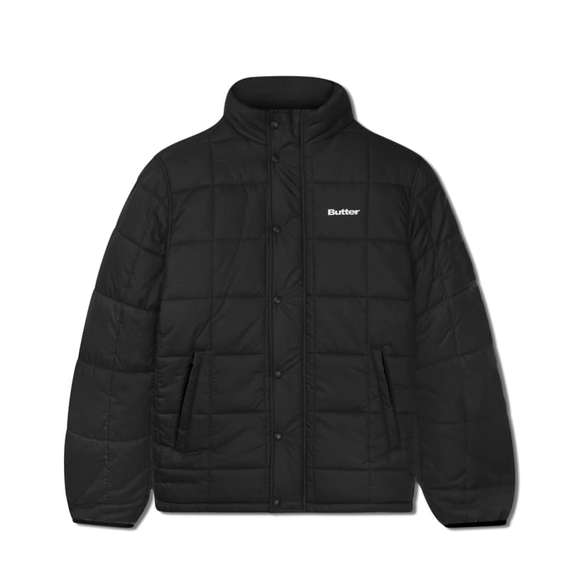 Buttergoods Grid Puffer Jacket - black