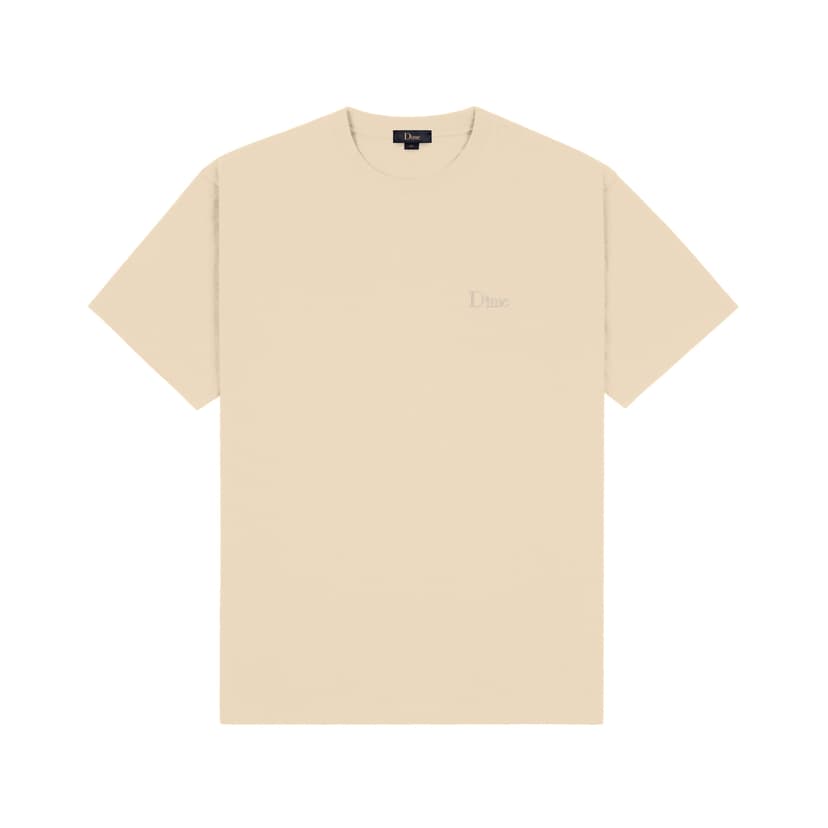 Dime Classic Small Logo Tee - fog