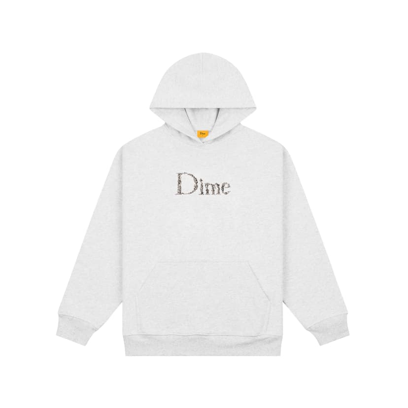Dime Classic Skull Hoodie - ash