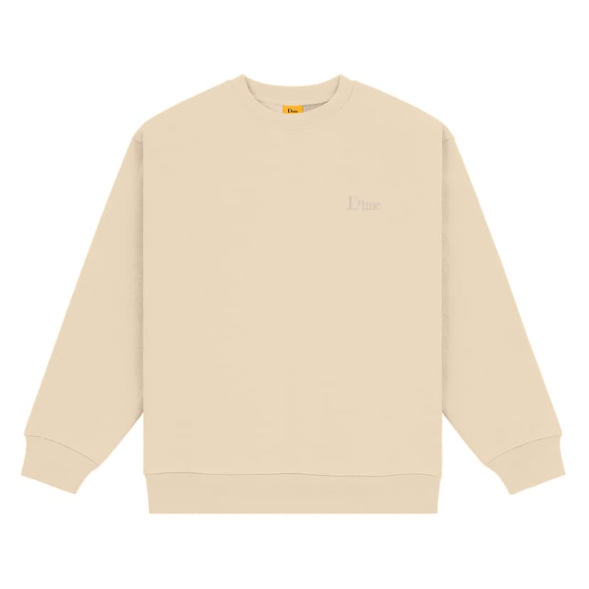 Dime Classic Small Logo Crewneck - fog