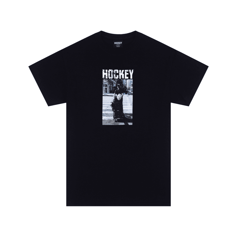 Hockey Crosswalk Tee - black