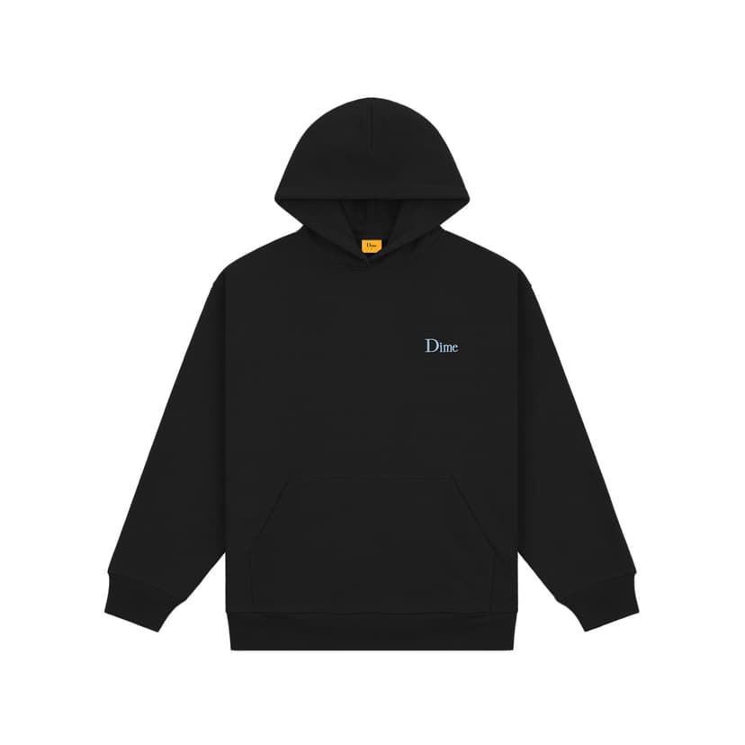 Dime Classic Small Logo Hoodie - black