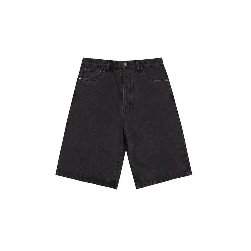 Bronze 56K Denim Jorts - black