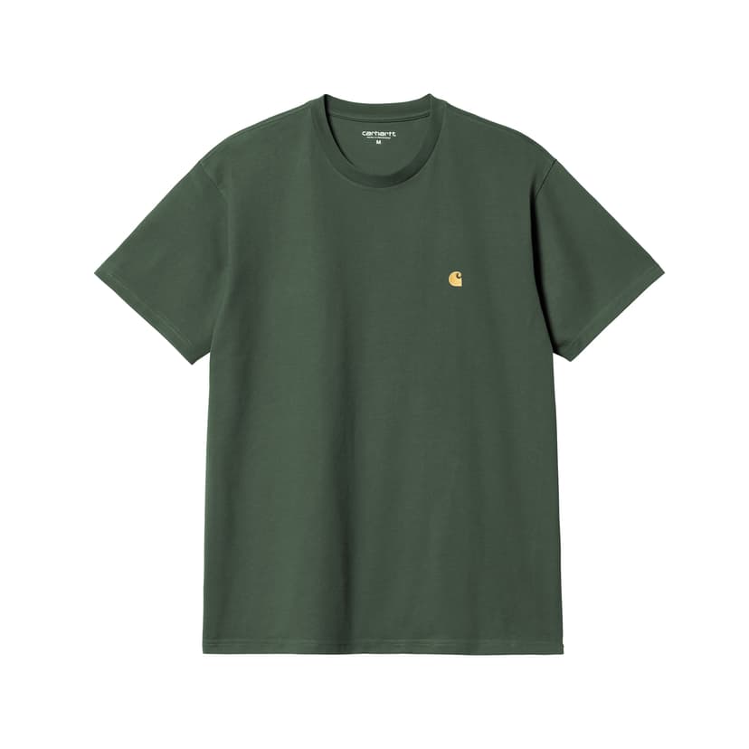 Carhartt WIP Chase Tee - sycamore / gold