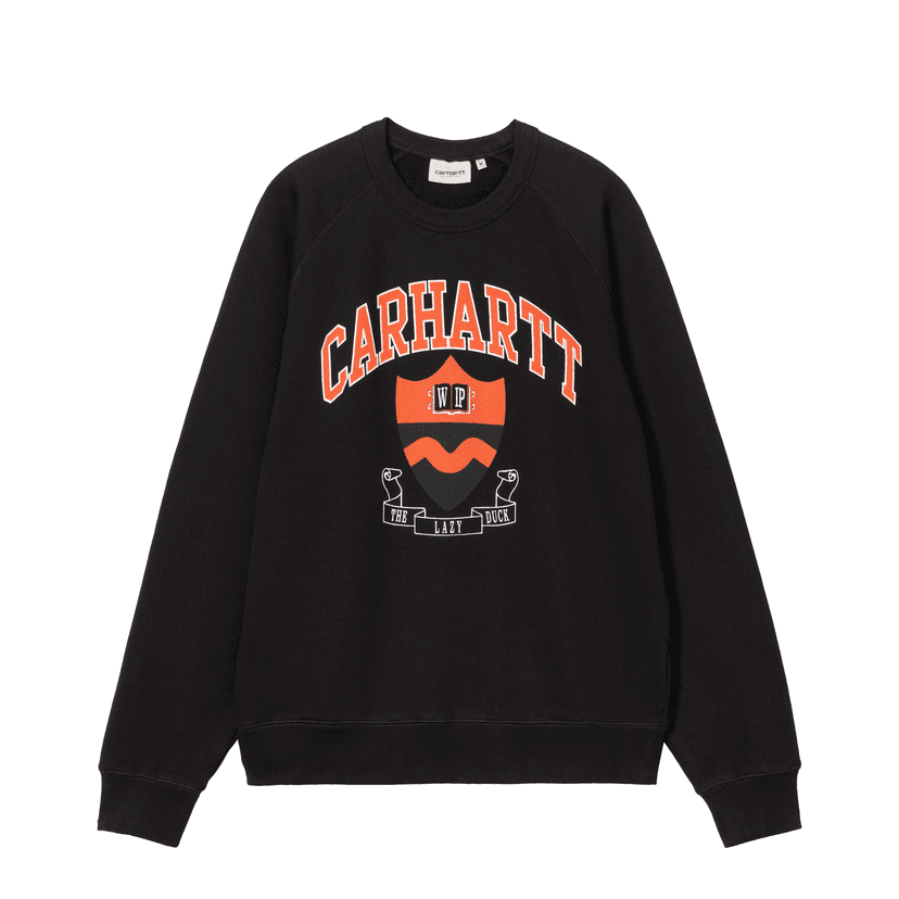 Carhartt WIP Lazy Duck Academy Sweatshirt - black