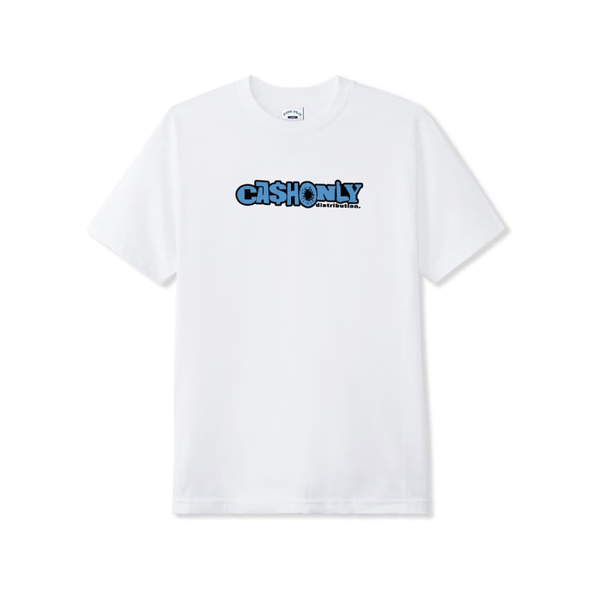 Cash Only Payday Tee - white