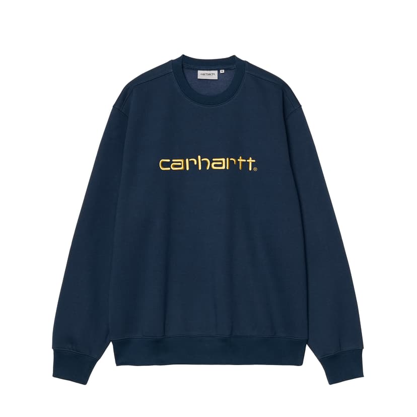 Carhartt WIP Carhartt Sweat - ink / airyellow