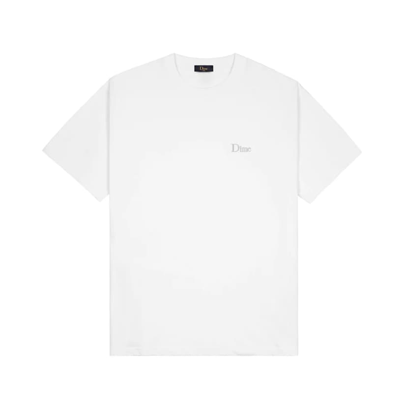 Dime Classic Small Logo Tee - white