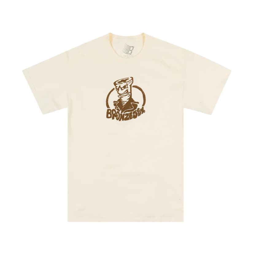 Bronze 56K The Bolt Tee - cream