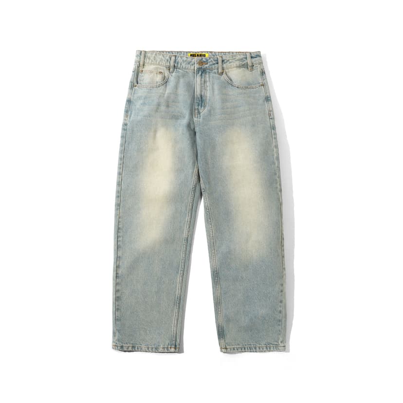 Buttergoods Ace Denim Pant - distressed light blue