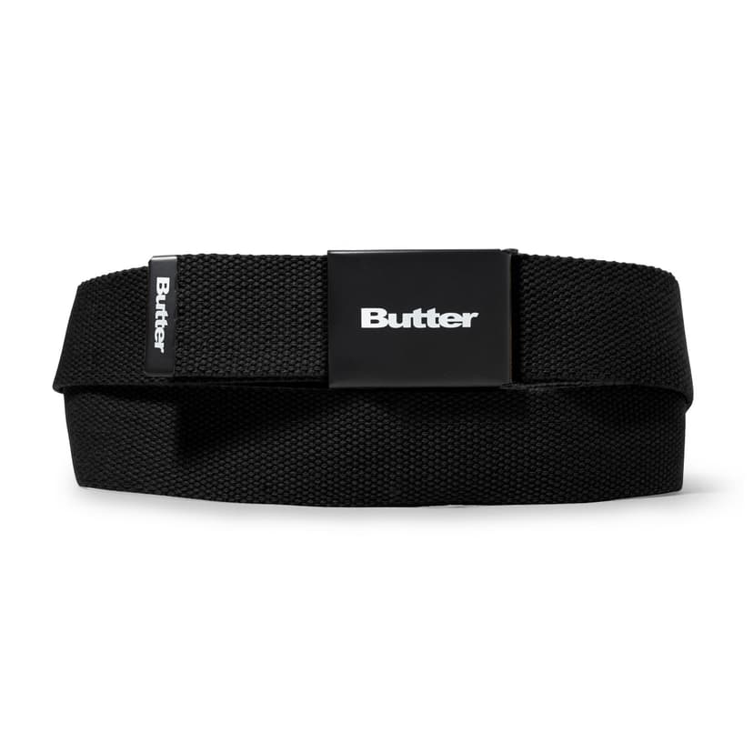 Buttergoods Logo Woven Belt - black