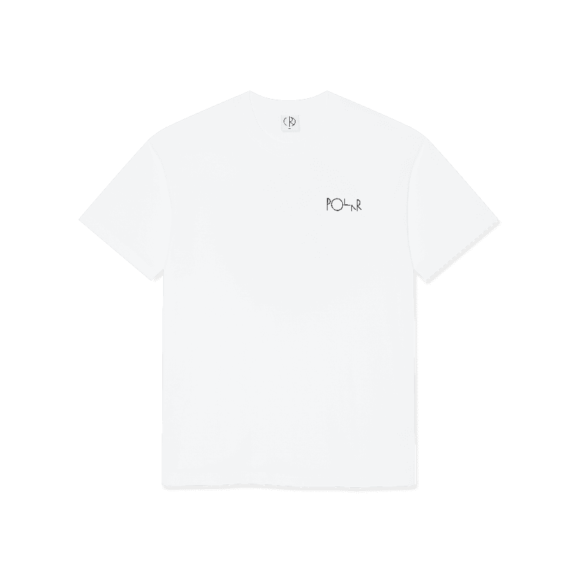 Polar Skate Co. Klez Fill Logo Tee - white