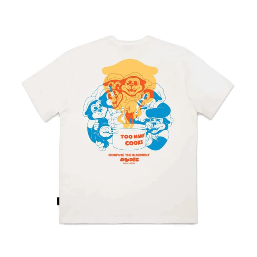 The Dudes Too Many Seasonal T-Shirt - white