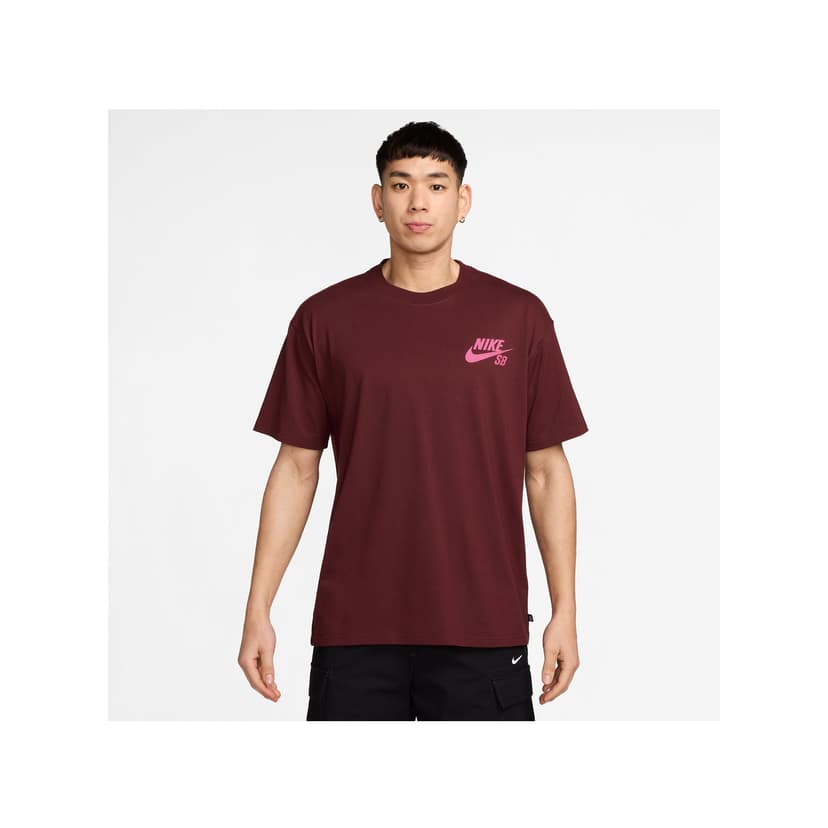 Nike SB Logo Tee - dark red