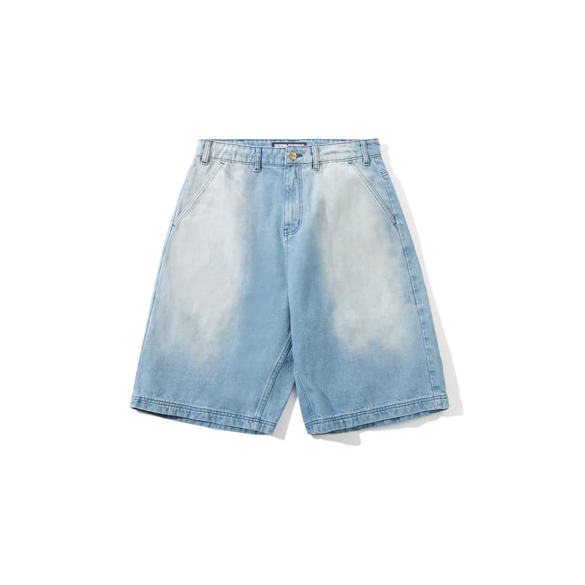 Buttergoods Scribble Denim Short - faded light blue