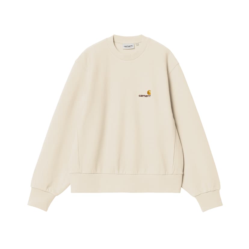 Carhartt WIP 'W' American Script Sweat' - natural