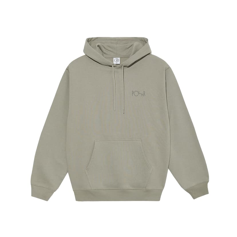 Polar Skate co. Dave Hoodie Stroke Logo - vetiver