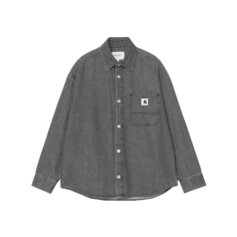 Carhartt WIP 'W' Marly Shirt' - black - bleached