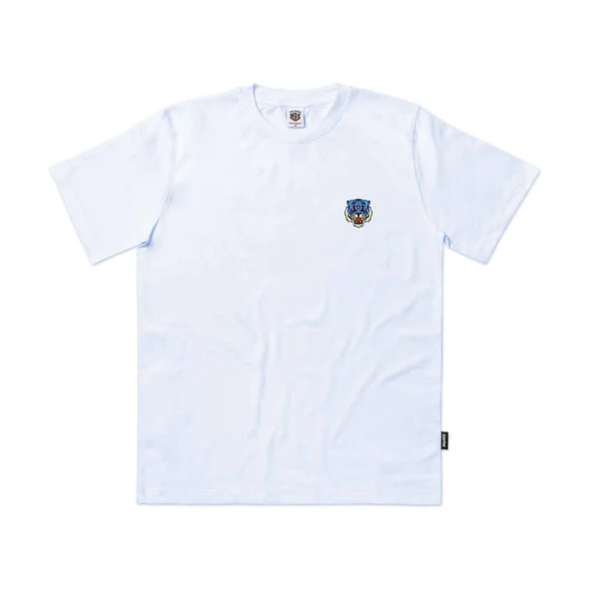 The Dudes Solo Tiger Blue Classic Tee - white