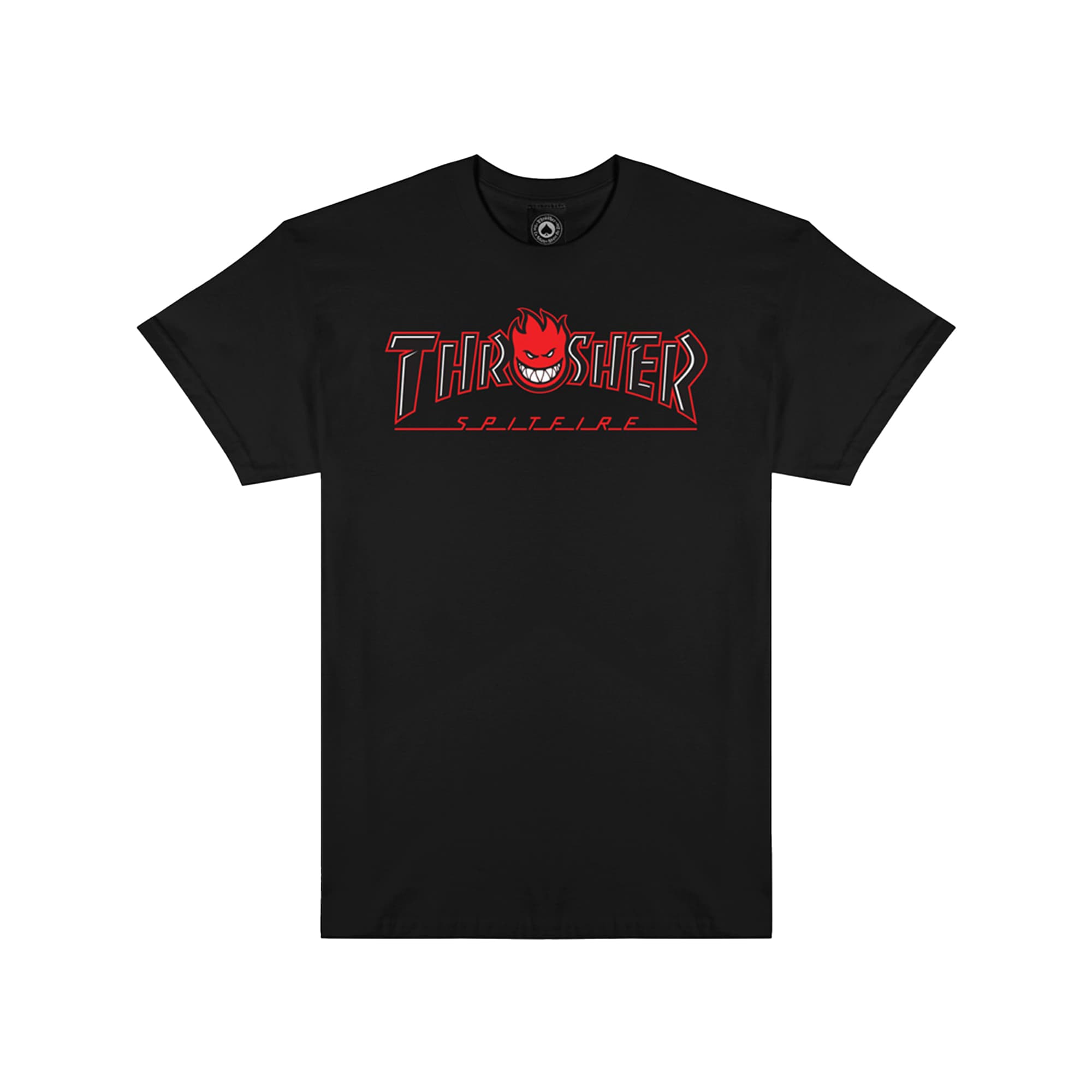 Thrasher x Spitfire Bighead Outline - black