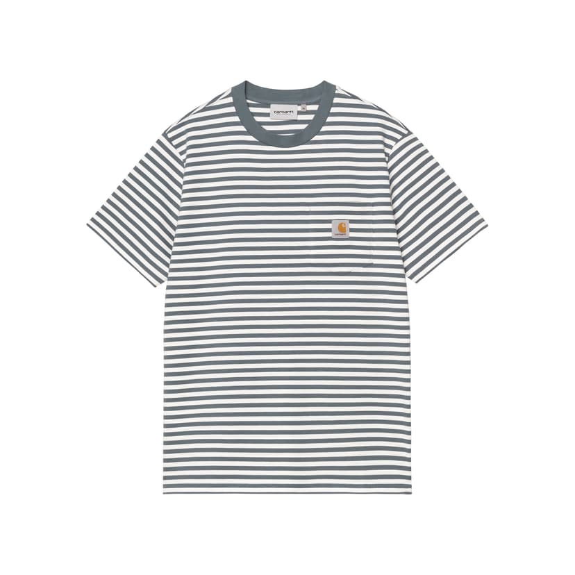 Carhartt WIP Ezra Pocket T-Shirt - blue-wax