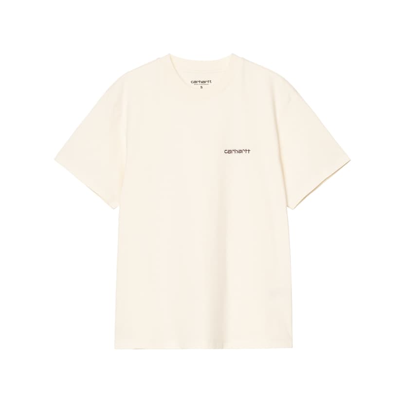 Carhartt WIP 'W' Script Embroidery T-Shirt' - Cinnerus / Cozy Purple
