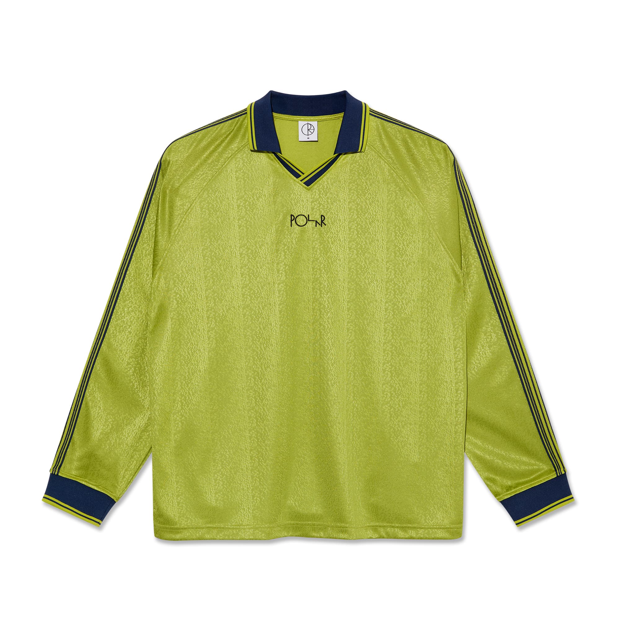 Polar Skate Co. Davie LS Shirt - peridot/dark blue