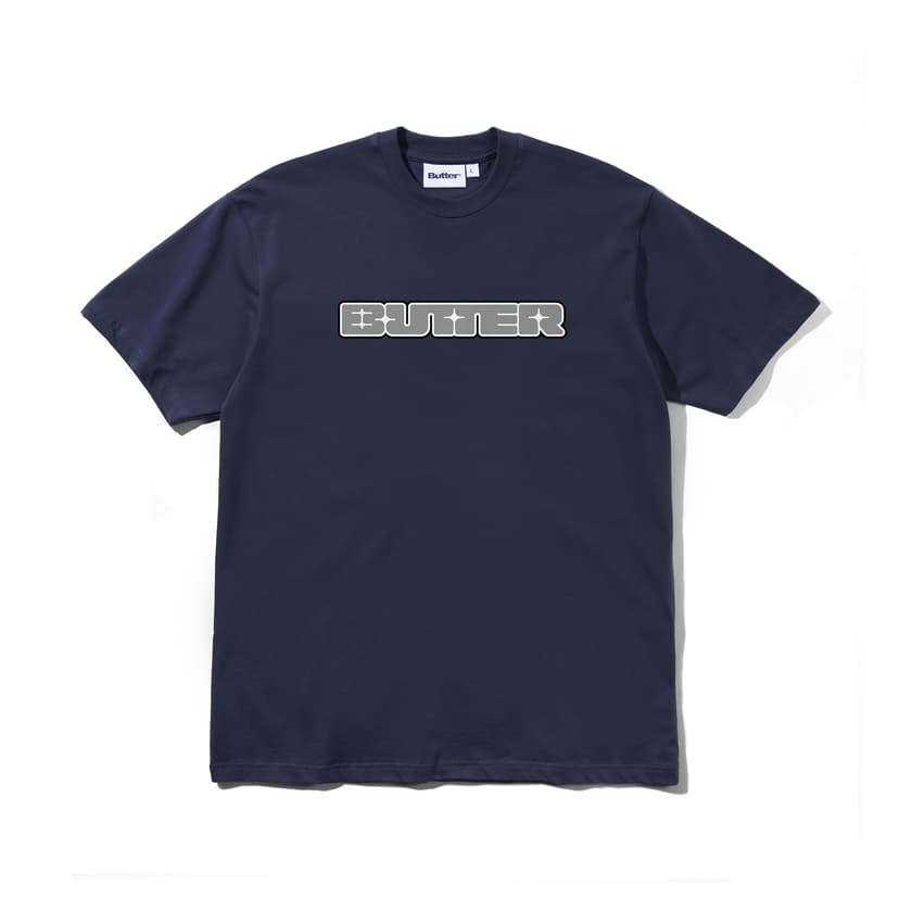Buttergoods Glint Tee - navy