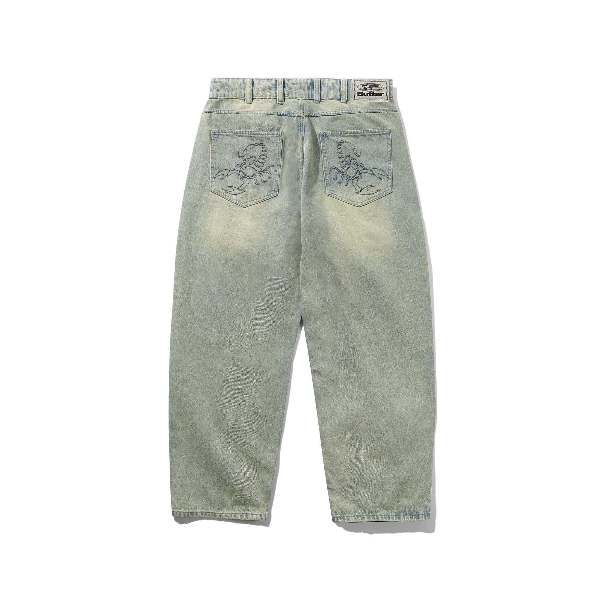 Buttergoods Scorpion Stitch Denim Jeans - Tinted Light Blue