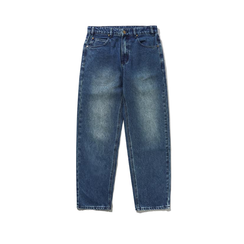 Buttergoods Straight Leg Denim - distress indigo