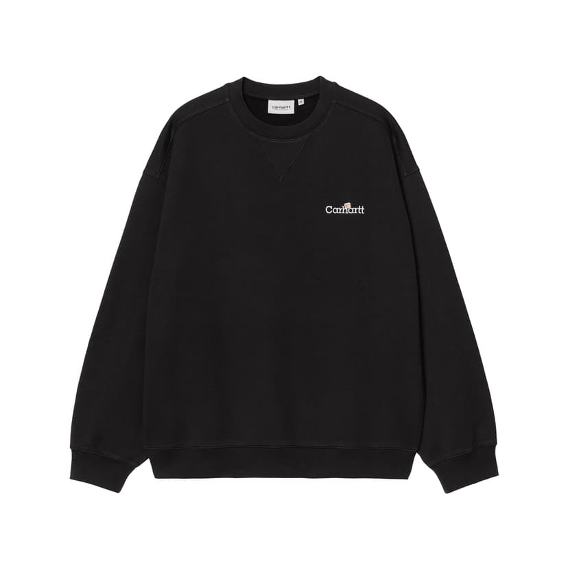Carhartt WIP Label Sweat - black