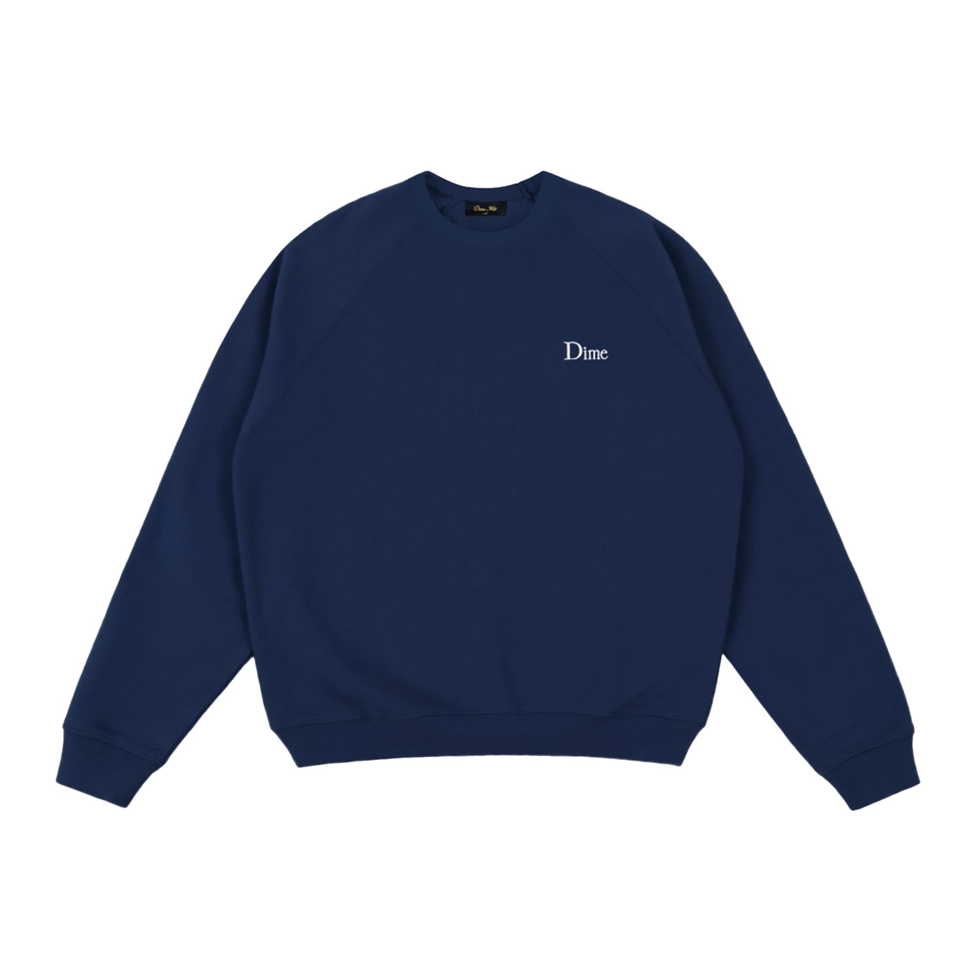 Dime Classic Small Logo Crew - navy