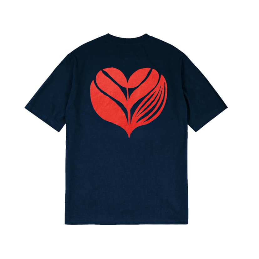 Magenta Love Tee - navy