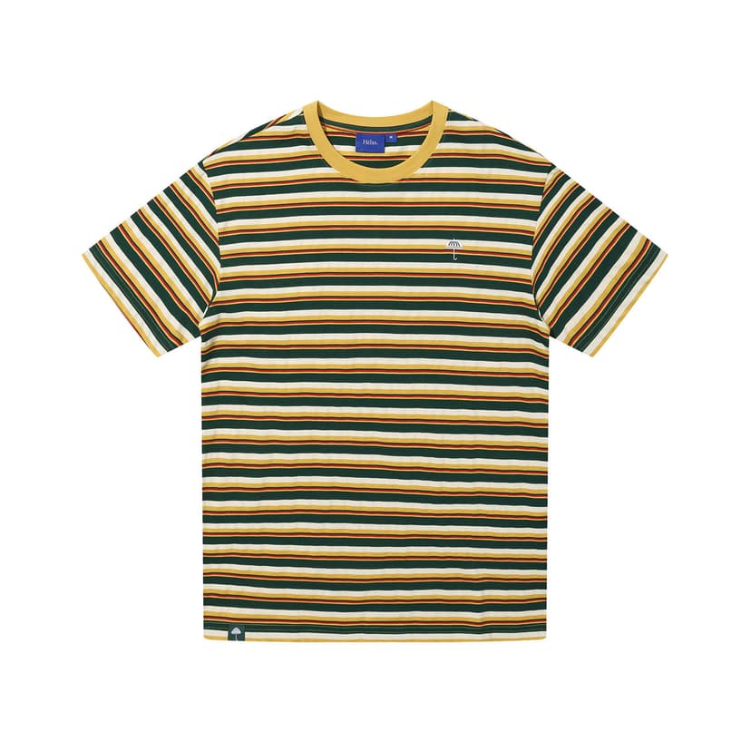 Hélas Classic Striped Tee - green
