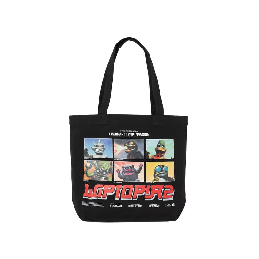 Carhartt WIP Canvas Graphic Tote - black