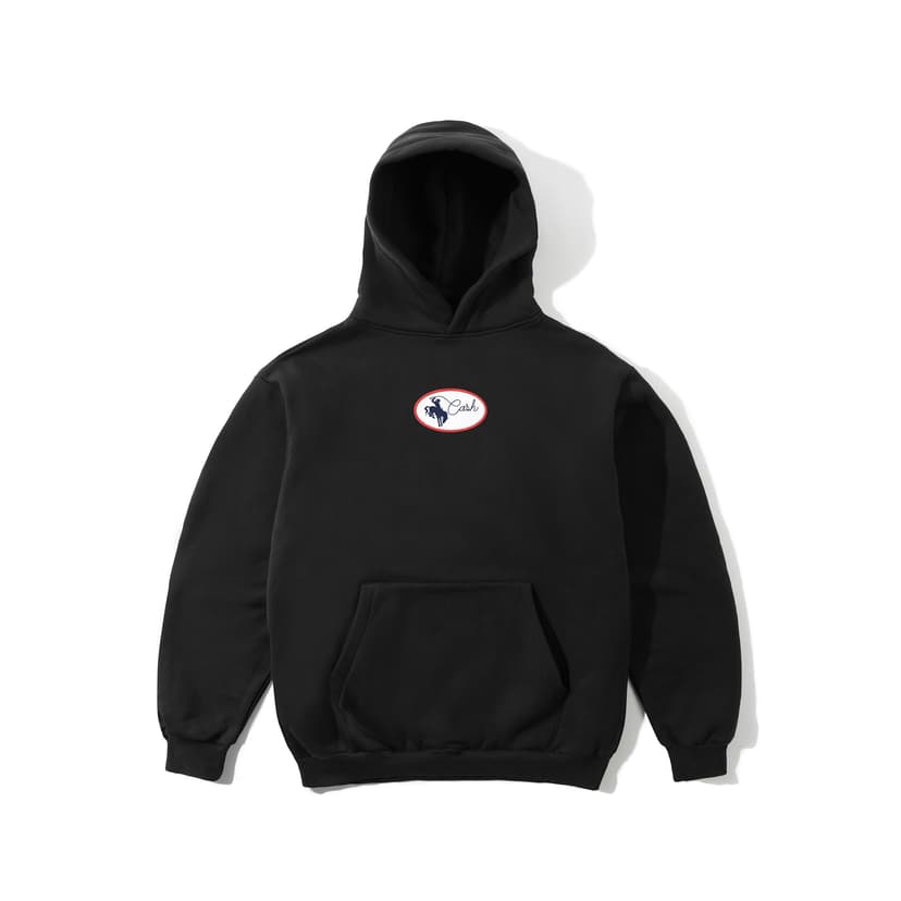 Cash Only Rodeo Pullover Hood - black