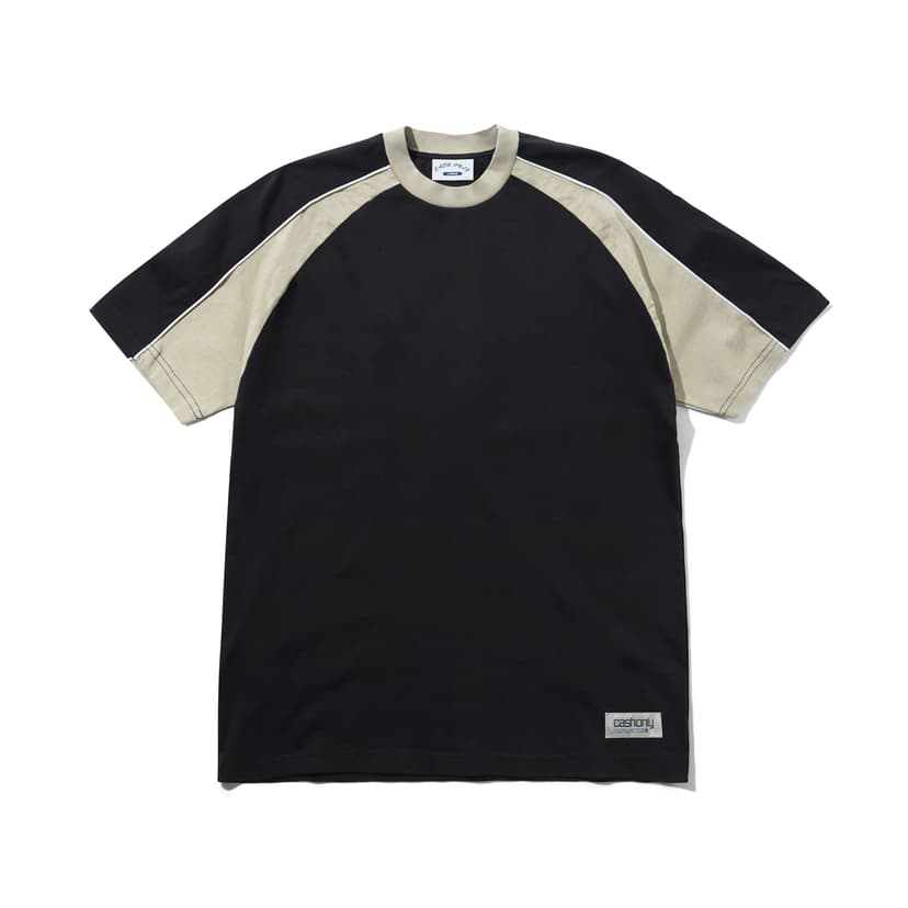 Cash Only Track Panel Tee - black-cove