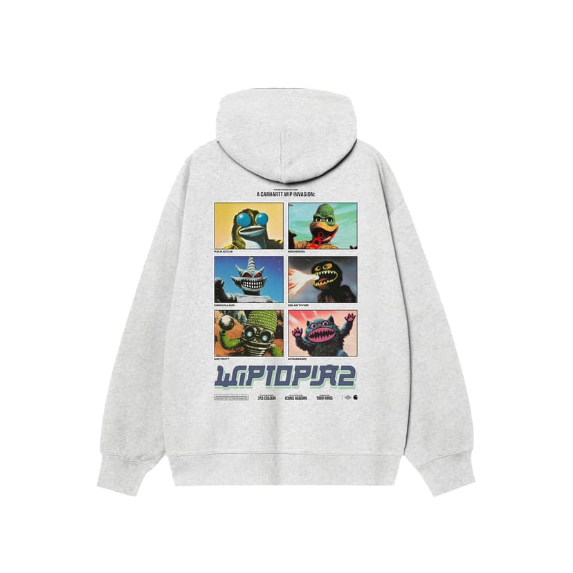 Carhartt WIP - Hooded Wiptopia II - ash-heather